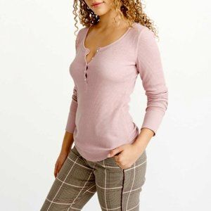 🆕 Abercrombie & Fitch Waffle Henley